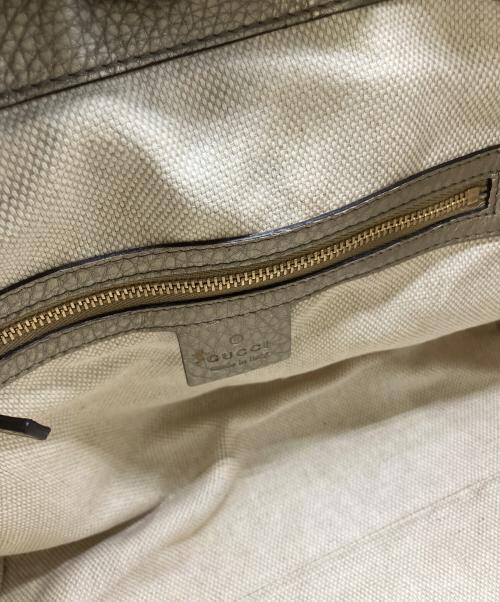 GUCCI（グッチ）GUCCI (グッチ) ソーホー 2WAY ハンドバッグ シルバーの古着・服飾アイテム