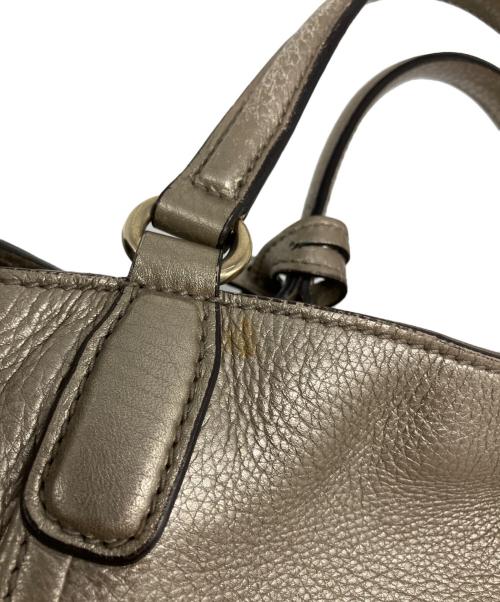GUCCI（グッチ）GUCCI (グッチ) ソーホー 2WAY ハンドバッグ シルバーの古着・服飾アイテム