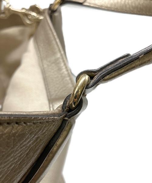 GUCCI（グッチ）GUCCI (グッチ) ソーホー 2WAY ハンドバッグ シルバーの古着・服飾アイテム