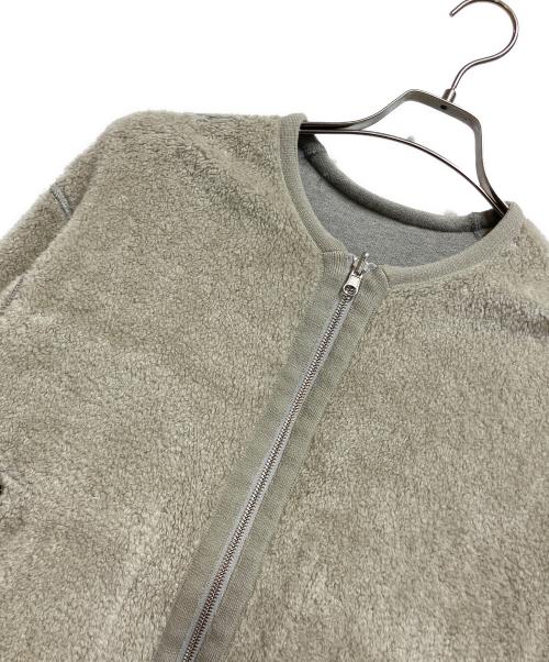 MACPHEE（マカフィー）MACPHEE (マカフィー) ノーカラーリバーシブルジャケット ベージュ サイズ:36の古着・服飾アイテム