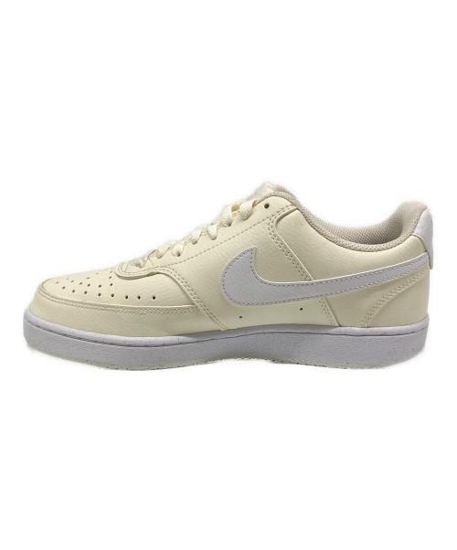 NIKE（ナイキ）NIKE (ナイキ) Women's Court Vision Low Next Nature（ウィメンズ コートビジョン ロー ネクストネイチャー） アイボリー×ホワイト サイズ:US 8の古着・服飾アイテム