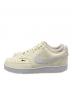 NIKE (ナイキ) Women's Court Vision Low Next Nature（ウィメンズ コートビジョン ロー ネクストネイチャー） アイボリー×ホワイト サイズ:US 8：5000円