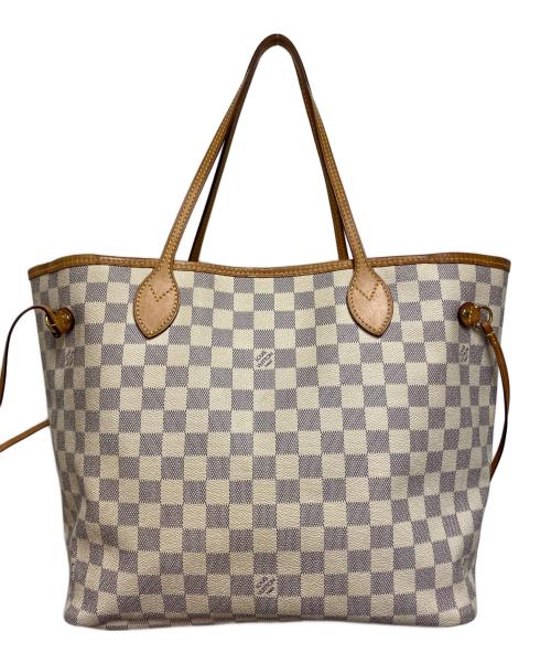 LOUIS VUITTON（ルイ ヴィトン）LOUIS VUITTON (ルイ ヴィトン) ダミエ・アズール ネヴァーフルMM ローズ・バレリーヌ ベージュ×グレーの古着・服飾アイテム