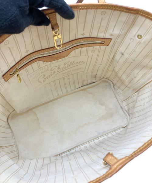 LOUIS VUITTON（ルイ ヴィトン）LOUIS VUITTON (ルイ ヴィトン) ダミエ・アズール ネヴァーフルMM ローズ・バレリーヌ ベージュ×グレーの古着・服飾アイテム