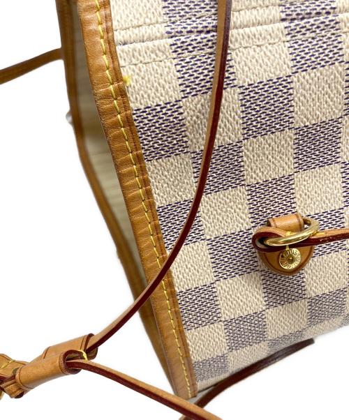 LOUIS VUITTON（ルイ ヴィトン）LOUIS VUITTON (ルイ ヴィトン) ダミエ・アズール ネヴァーフルMM ローズ・バレリーヌ ベージュ×グレーの古着・服飾アイテム