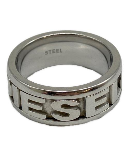 DIESEL（ディーゼル）DIESEL (ディーゼル) ロゴリング シルバー サイズ:16号の古着・服飾アイテム