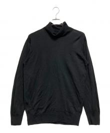 JOHN SMEDLEY（ジョンスメドレー）の古着「薄手ニット」｜ブラック