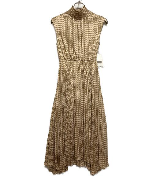 Snidel（スナイデル）Snidel (スナイデル) ノースリーブ・キャミソールワンピース ベージュ サイズ:SIZE Free 未使用品の古着・服飾アイテム