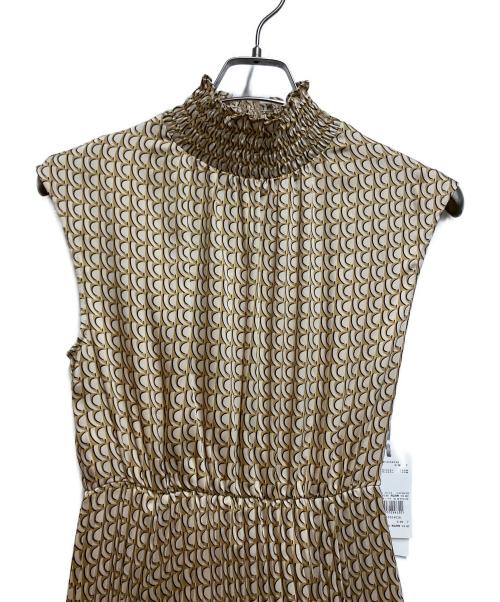 Snidel（スナイデル）Snidel (スナイデル) ノースリーブ・キャミソールワンピース ベージュ サイズ:SIZE Free 未使用品の古着・服飾アイテム