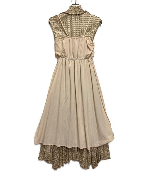 Snidel（スナイデル）Snidel (スナイデル) ノースリーブ・キャミソールワンピース ベージュ サイズ:SIZE Free 未使用品の古着・服飾アイテム