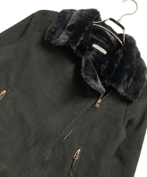 LIP SERVICE（リップサービス）LIP SERVICE (リップサービス) フェイクムートン×ファーライダースジャケット ブラック サイズ:Sの古着・服飾アイテム