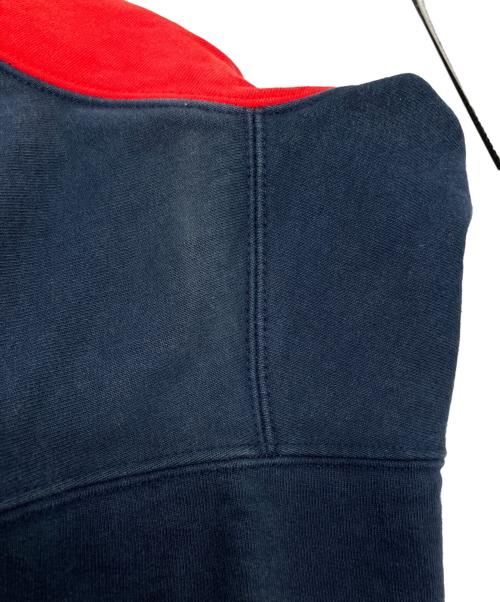 SUPREME（シュプリーム）SUPREME (シュプリーム) クラシックロゴフーディー ネイビー×レッド サイズ:MEDIUMの古着・服飾アイテム