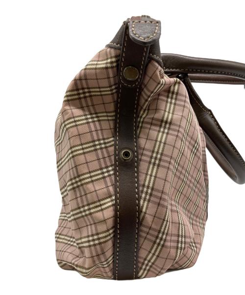 BURBERRY LONDON BLUE LABEL（バーバリーロンドンブルーレーベル）BURBERRY LONDON BLUE LABEL (バーバリーロンドンブルーレーベル) ハンドバッグ ブラウンの古着・服飾アイテム