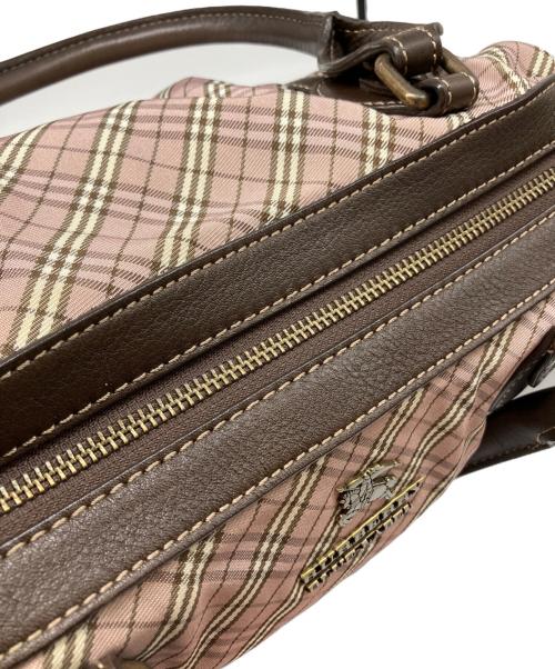 BURBERRY LONDON BLUE LABEL（バーバリーロンドンブルーレーベル）BURBERRY LONDON BLUE LABEL (バーバリーロンドンブルーレーベル) ハンドバッグ ブラウンの古着・服飾アイテム