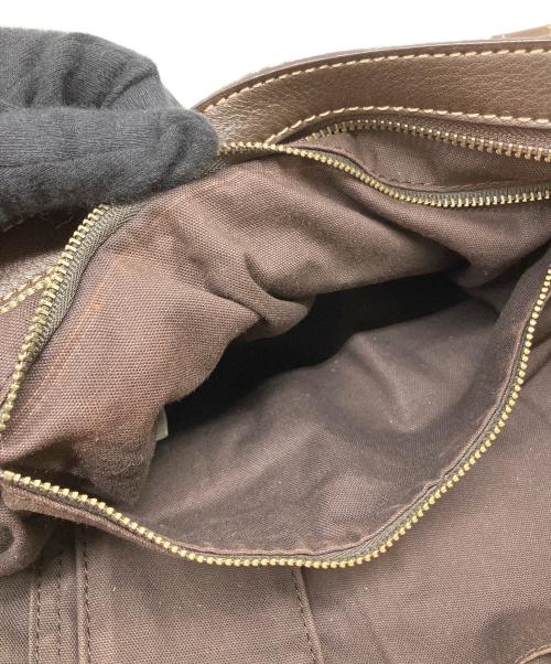 BURBERRY LONDON BLUE LABEL（バーバリーロンドンブルーレーベル）BURBERRY LONDON BLUE LABEL (バーバリーロンドンブルーレーベル) ハンドバッグ ブラウンの古着・服飾アイテム