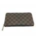 LOUIS VUITTON（ルイ ヴィトン）の古着「ダミエ ジッピー オーガナイザー」｜ブラウン