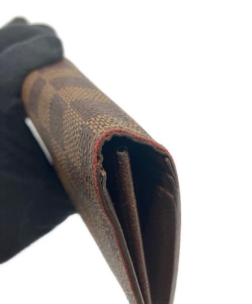 LOUIS VUITTON（ルイ ヴィトン）LOUIS VUITTON (ルイ ヴィトン) ダミエ ポルトフォイユ・ブラザ ブラウンの古着・服飾アイテム