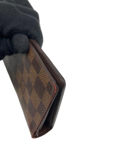 LOUIS VUITTON（ルイ ヴィトン）LOUIS VUITTON (ルイ ヴィトン) ダミエ ポルトフォイユ・ブラザ ブラウンの古着・服飾アイテム