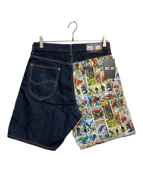 LEE（リー）LEE (リー) MARVEL (マーベル) デニムハーフパンツ ネイビー サイズ:SIZE M 未使用品の古着・服飾アイテム