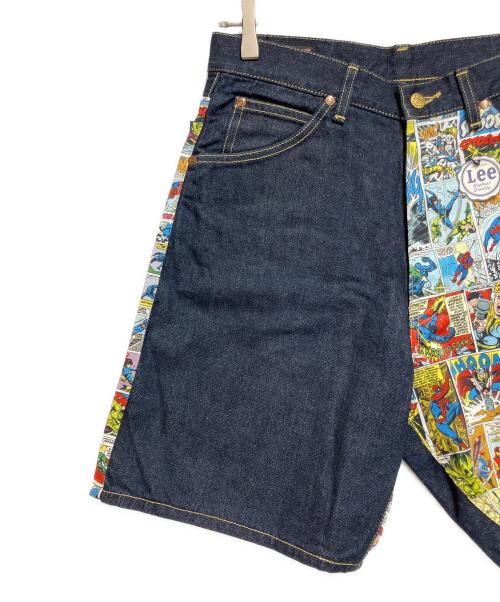 LEE（リー）LEE (リー) MARVEL (マーベル) デニムハーフパンツ ネイビー サイズ:SIZE M 未使用品の古着・服飾アイテム