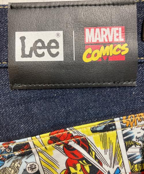 LEE（リー）LEE (リー) MARVEL (マーベル) デニムハーフパンツ ネイビー サイズ:SIZE M 未使用品の古着・服飾アイテム