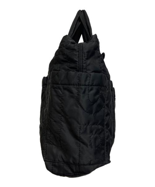 Marc by Marc Jacobs（マークバイマークジェイコブス）Marc by Marc Jacobs (マークバイマークジェイコブス) ロゴキルティング 2WAYショルダートートバッグ ブラックの古着・服飾アイテム