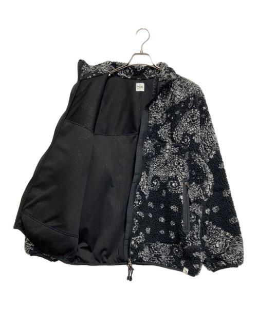 California General Store（カリフォルニアジェネラルストア）California General Store (カリフォルニアジェネラルストア) UNITED ARROWS (ユナイテッドアローズ) ボアジャケット ブラック×ホワイト サイズ:SIZE Mの古着・服飾アイテム