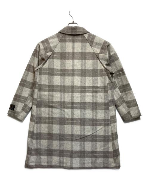 INHERIT（インヘリット）INHERIT (インヘリット) コート ライトグレ×ーベージュ サイズ:SIZE Sの古着・服飾アイテム