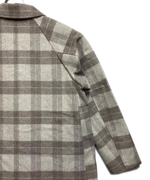 INHERIT（インヘリット）INHERIT (インヘリット) コート ライトグレ×ーベージュ サイズ:SIZE Sの古着・服飾アイテム