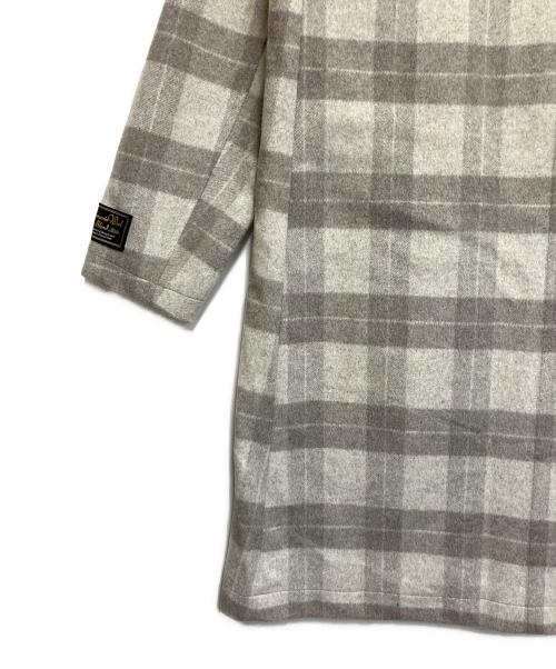 INHERIT（インヘリット）INHERIT (インヘリット) コート ライトグレ×ーベージュ サイズ:SIZE Sの古着・服飾アイテム