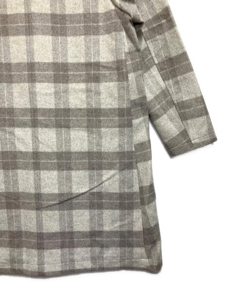 INHERIT（インヘリット）INHERIT (インヘリット) コート ライトグレ×ーベージュ サイズ:SIZE Sの古着・服飾アイテム