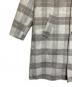 中古・古着 INHERIT (インヘリット) コート ライトグレ×ーベージュ サイズ:SIZE S：4500円