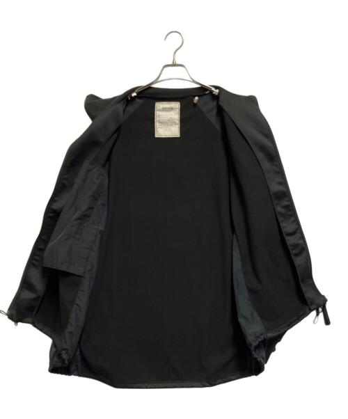 etsinta（エシンタ）etsinta (エシンタ) リメイクドロストオーバージャージ ブラック×ホワイト サイズ:ONE SIZEの古着・服飾アイテム