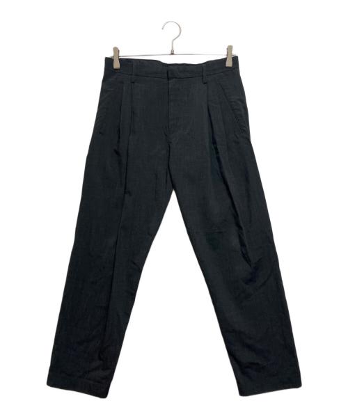 U.A. GreenLabelRelaxing（ユナイテッドアローズグリーンレーベル リラクシング）U.A. GreenLabelRelaxing (ユナイテッドアローズグリーンレーベル リラクシング) ルミレットウール ルーズ テーパード パンツ ブラック サイズ:Sの古着・服飾アイテム