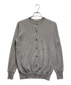 EVERYDAY I LIKE.エヴリデイ アイ ライク）の古着「クルーネックカーディガン」｜ライトグレー