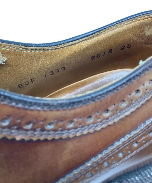 REGAL（リーガル）REGAL (リーガル) ウィングチップシューズ ブラウン サイズ:24の古着・服飾アイテム