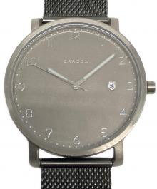 SKAGEN（スカーゲン）の古着「腕時計」｜ライトグレー