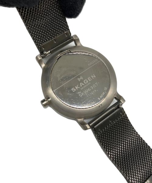 SKAGEN（スカーゲン）SKAGEN (スカーゲン) 腕時計 ライトグレーの古着・服飾アイテム