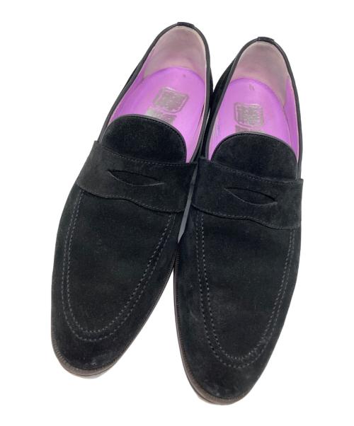 鞆ゑ（トモエ）鞆ゑ (トモエ) スエードローファー ブラック サイズ:26 1/2の古着・服飾アイテム