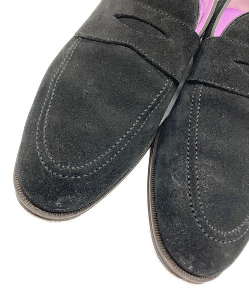 鞆ゑ（トモエ）鞆ゑ (トモエ) スエードローファー ブラック サイズ:26 1/2の古着・服飾アイテム
