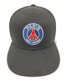 New Era×Paris Saint-Germain（ニューエラ×パリサンジェルマン）の古着「キャップ」｜ブラック