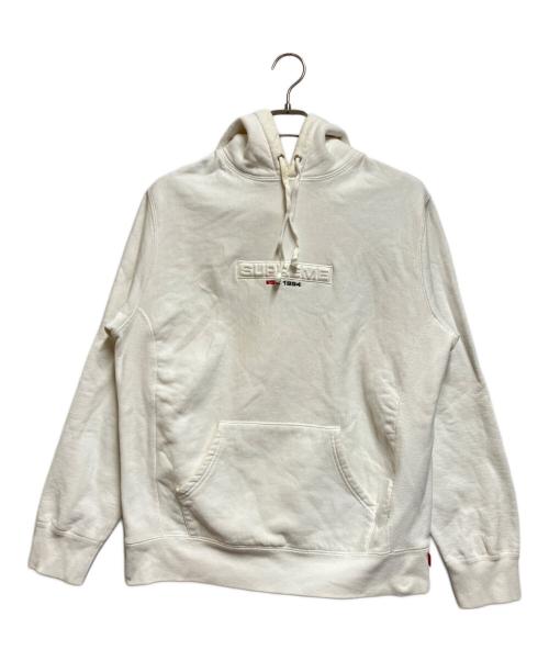 SUPREME（シュプリーム）Supreme (シュプリーム) エンボスロゴパーカー ホワイト サイズ:Smallの古着・服飾アイテム