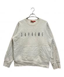 SUPREME（シュプリーム）の古着「刺繍ロゴスウェット」｜ライトグレー