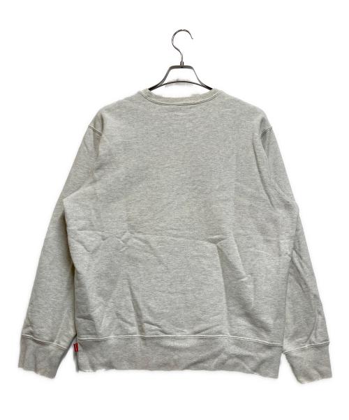SUPREME（シュプリーム）Supreme (シュプリーム) 刺繍ロゴスウェット ライトグレー サイズ:Mの古着・服飾アイテム