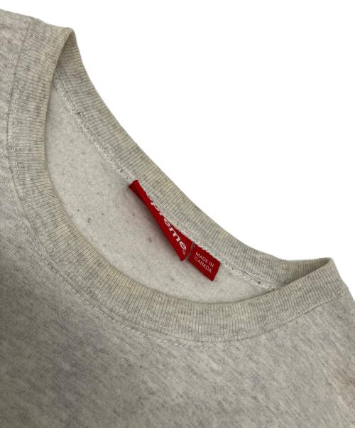 SUPREME（シュプリーム）Supreme (シュプリーム) 刺繍ロゴスウェット ライトグレー サイズ:Mの古着・服飾アイテム