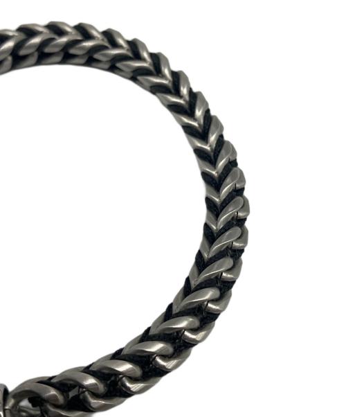 DIESEL（ディーゼル）DIESEL (ディーゼル) ロゴチェーンブレスレット シルバーの古着・服飾アイテム