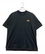 THE NORTH FACEザ ノース フェイス）の古着「ショートスリーブバックスクエアロゴティー」｜ブラック