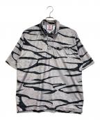 son of the cheeseサノバチーズ）の古着「ポロシャツ」｜グレー×ブラック