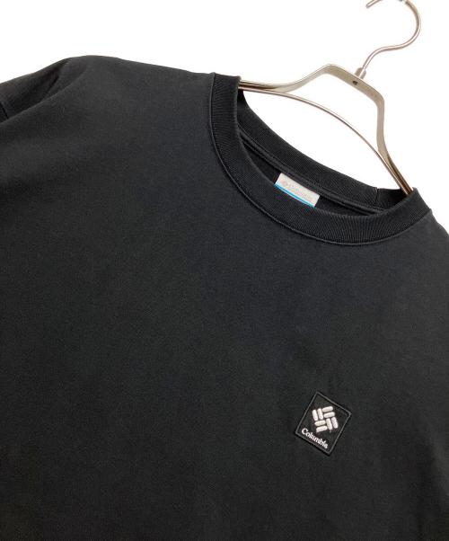 Columbia（コロンビア）Columbia (コロンビア) ｻﾝﾗｲｽﾞｴｯｼﾞｸﾞﾗﾌｨｯｸTｼｬﾂ  ブラック サイズ:Lの古着・服飾アイテム