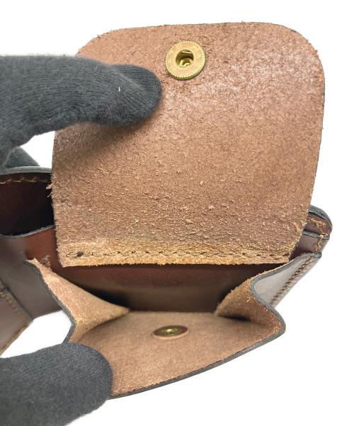 Herz（ヘルツ）Herz (ヘルツ) 2つ折り財布 ブラウンの古着・服飾アイテム